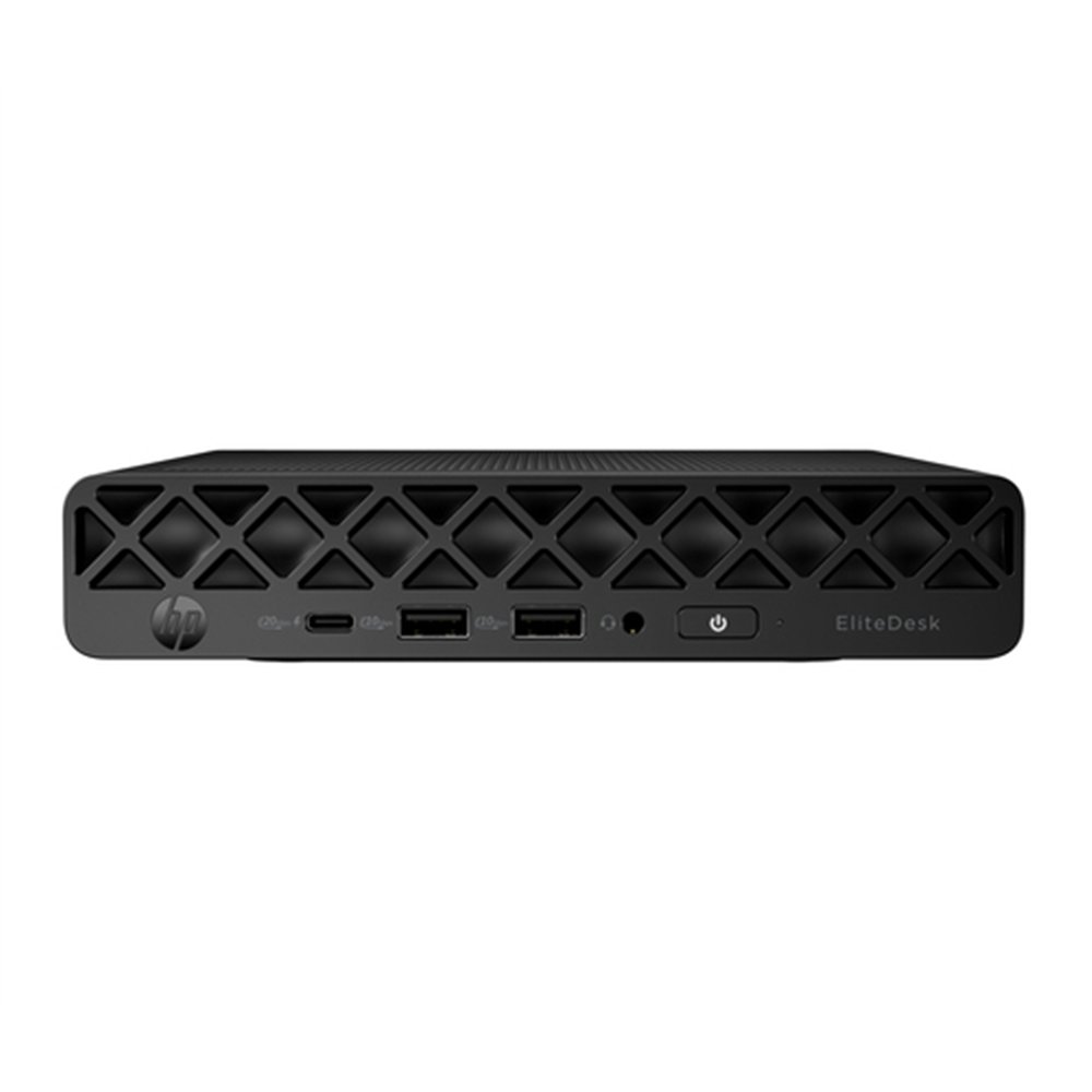 HP EliteDesk 8 G1i AI PC Intel Core Ultra 5 235 16 Go DDR5-SDRAM 256 Go SSD Windows 11 Pro Mini PC Noir