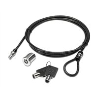 HP Master Keyed Docking Station Cable Lock câble antivol Noir 1,85 m