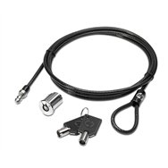 HP Master Keyed Docking Station Cable Lock câble antivol Noir 1,85 m