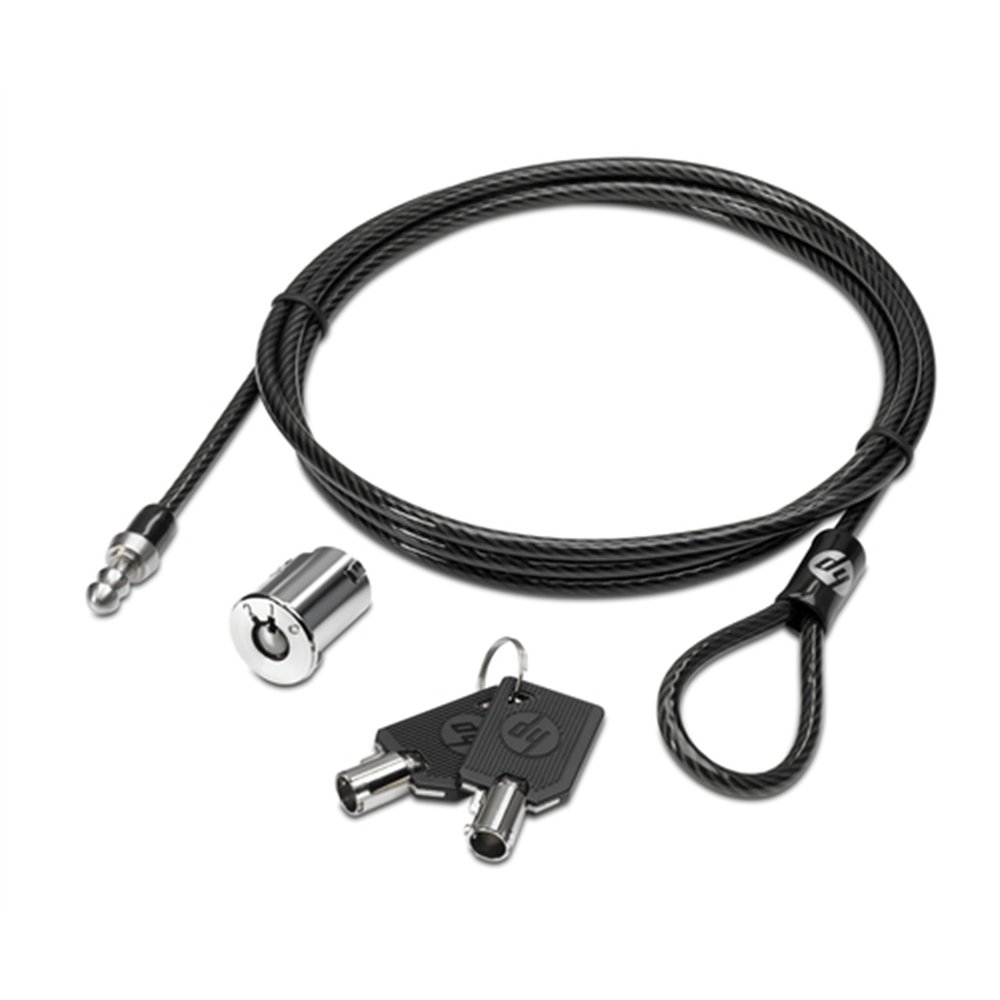 HP Master Keyed Docking Station Cable Lock câble antivol Noir 1,85 m