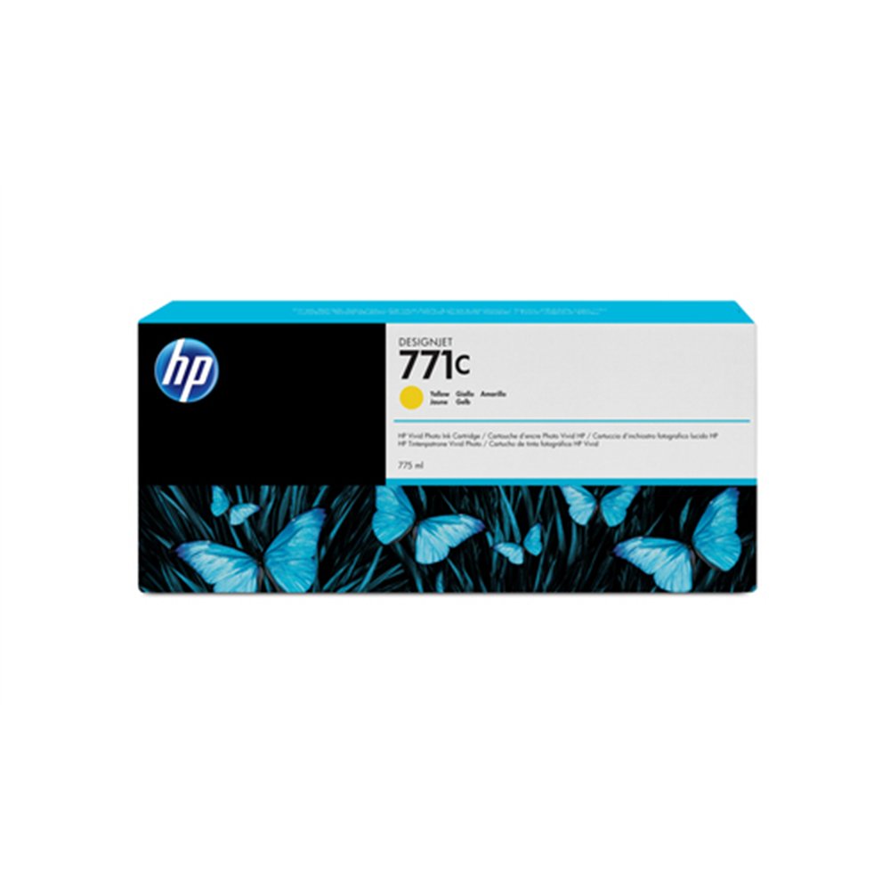 HP 771C cartouche d'encre DesignJet jaune, 775 ml