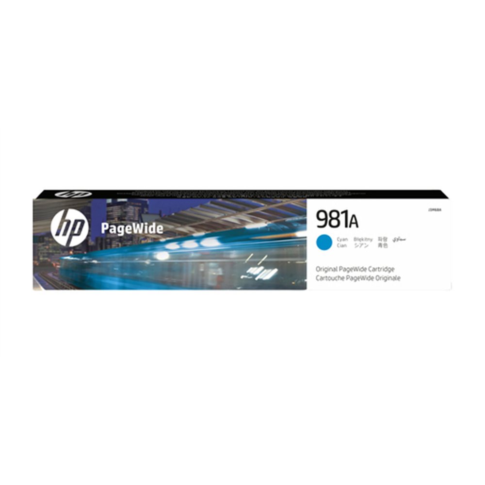 HP 981A cartouche PageWide Cyan authentique