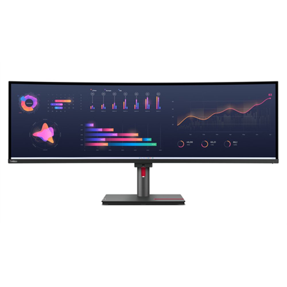Lenovo ThinkVision P49w-30 écran plat de PC 124,5 cm (49") 5120 x 1440 pixels DQHD LED Noir