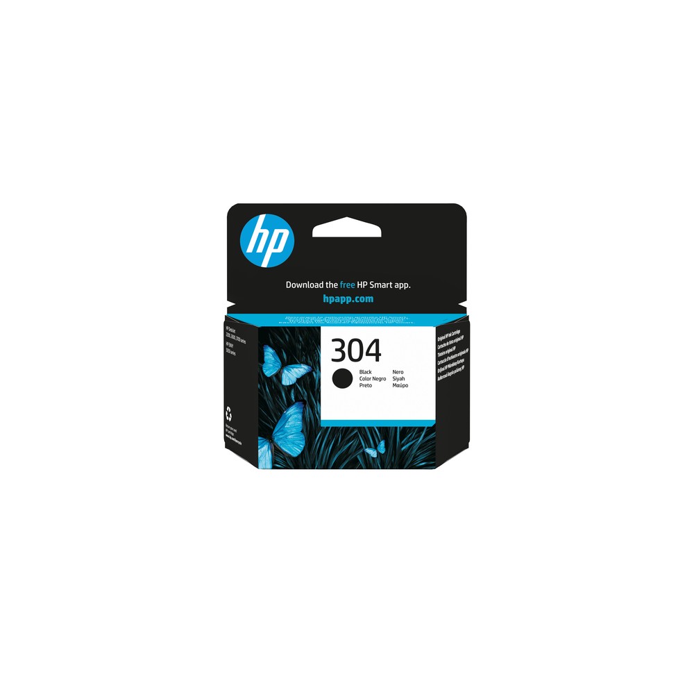 HP 304 Cartouche d’encre noire authentique