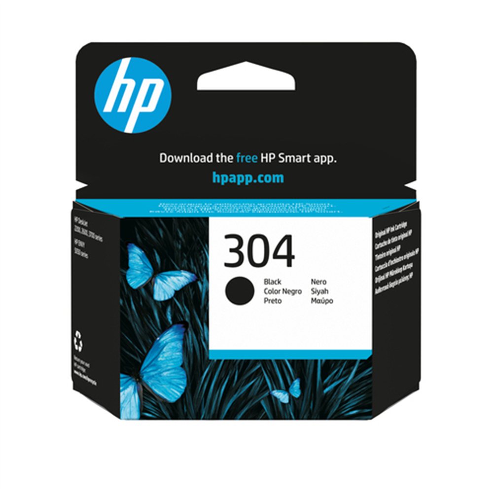 HP 304 Cartouche d’encre noire authentique