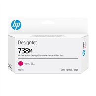 HP Cartouche d’encre DesignJet 738M, magenta, 130 ml