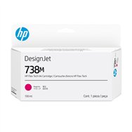 HP Cartouche d’encre DesignJet 738M, magenta, 130 ml