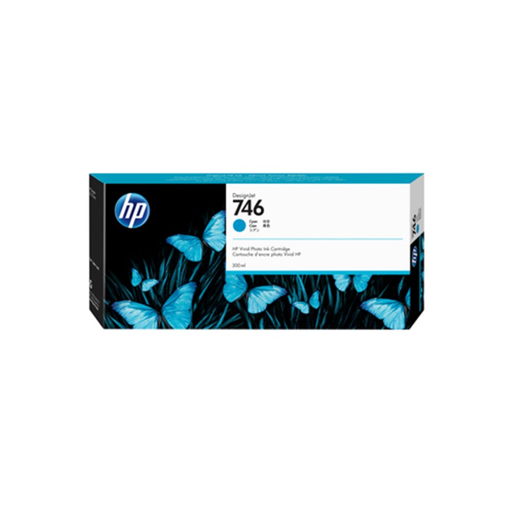 HP Cartouche d'encre DesignJet 746 de 300 ml cyan