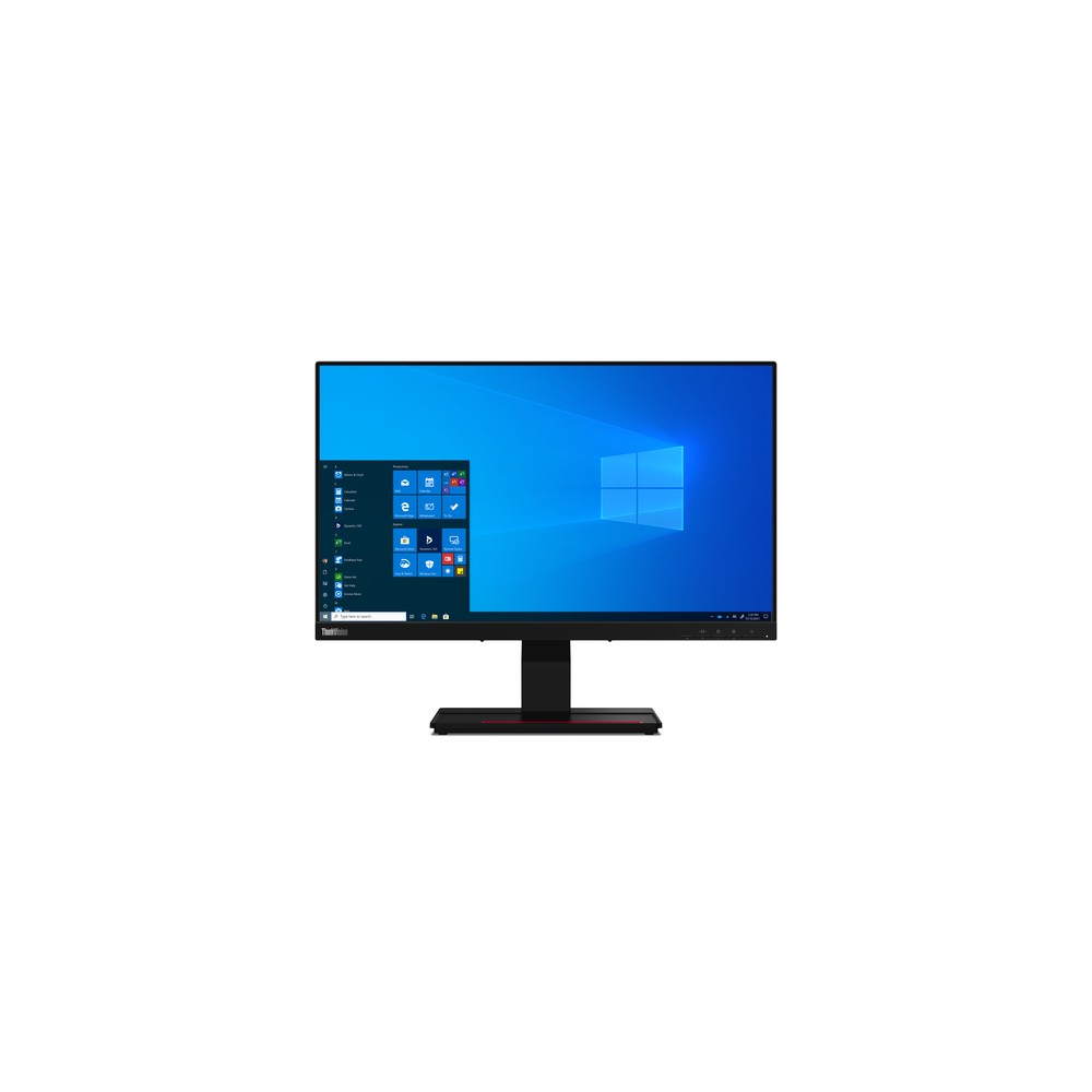 Lenovo ThinkVision T24t-20 écran plat de PC 60,5 cm (23.8") 1920 x 1080 pixels Full HD LED Écran tactile Capacité Noir