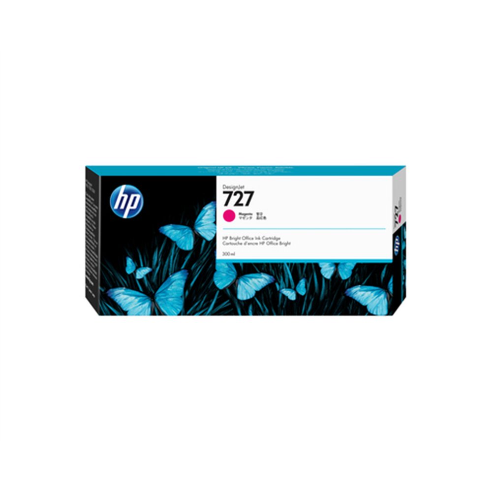 HP 727 cartouche d'encre DesignJet magenta, 300 ml