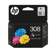 HP 308 Cartouche d’encre authentique Trois couleurs
