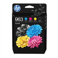 HP 963 Pack de 4 cartouches d'encre Noir/Cyan/Magenta/Jaune authentiques