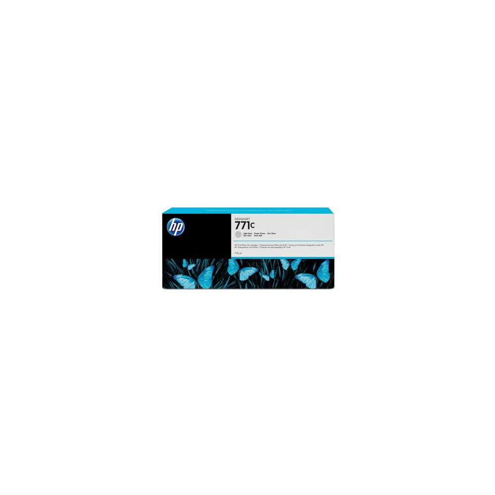 HP 771C cartouche d'encre DesignJet gris clair, 775 ml