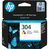 HP 304 Cartouche d’encre trois couleurs authentique