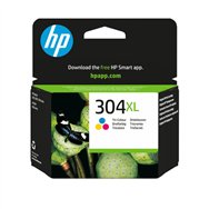 HP 304XL Cartouche d’encre trois couleurs grande capacité authentique