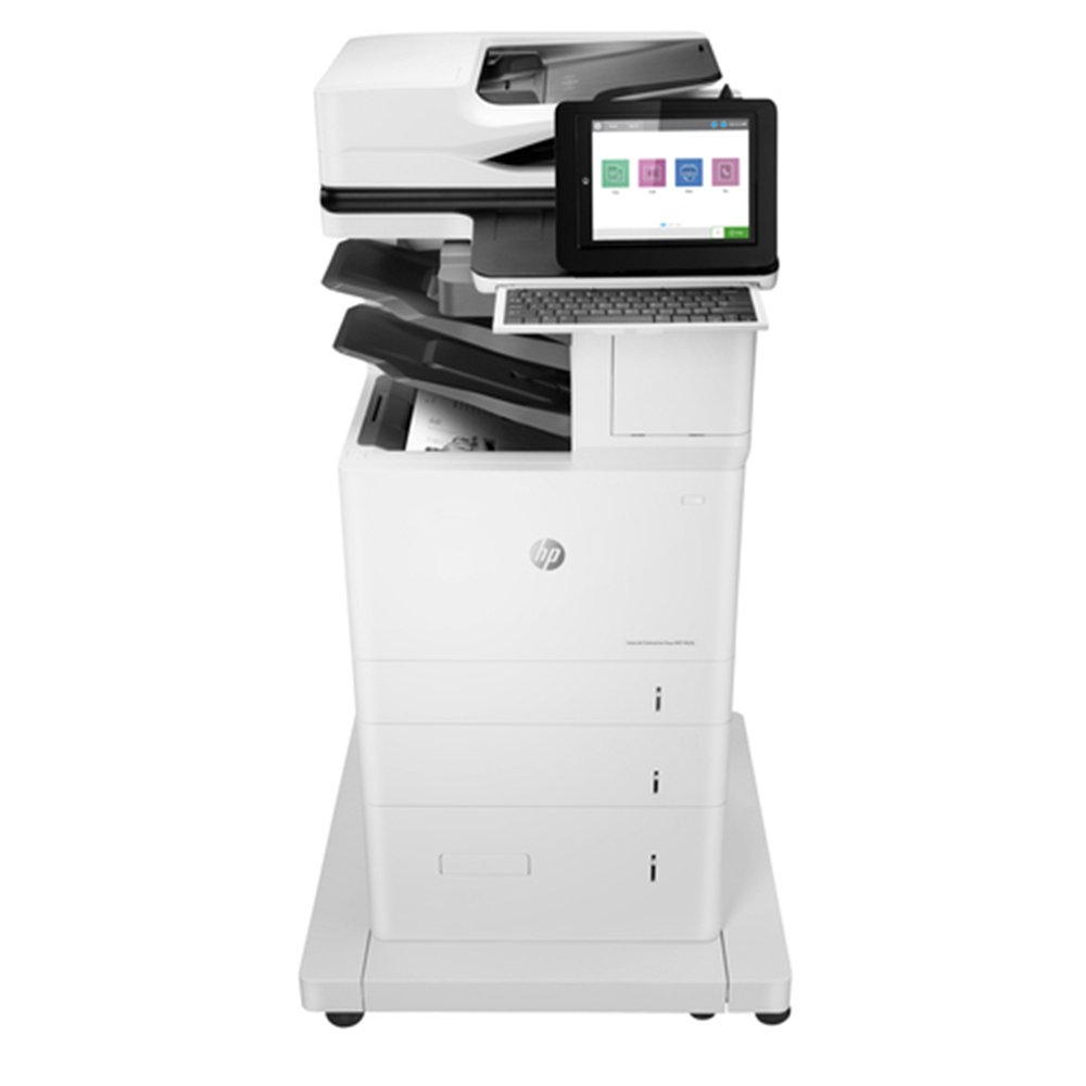HP LaserJet Enterprise Flow M636z Sans fil Multifunction Noir et blanc Imprimante, Copieur, Scanner Recto verso