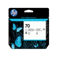 HP 70 optimiseur de brillant et tête d'impression DesignJet grise
