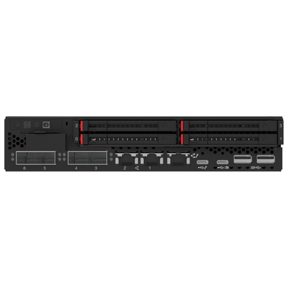 Lenovo ThinkEdge SE350 V2 serveur Rack (1 U) Intel® Xeon® D D-2733NT 2,1 GHz 32 Go DDR4-SDRAM 300 W