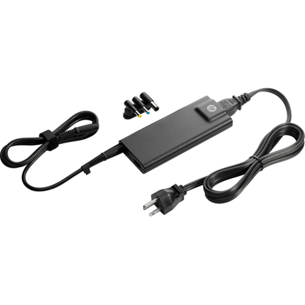 HP 90W Slim with USB AC Adapter adaptateur de puissance & onduleur Intérieure Noir