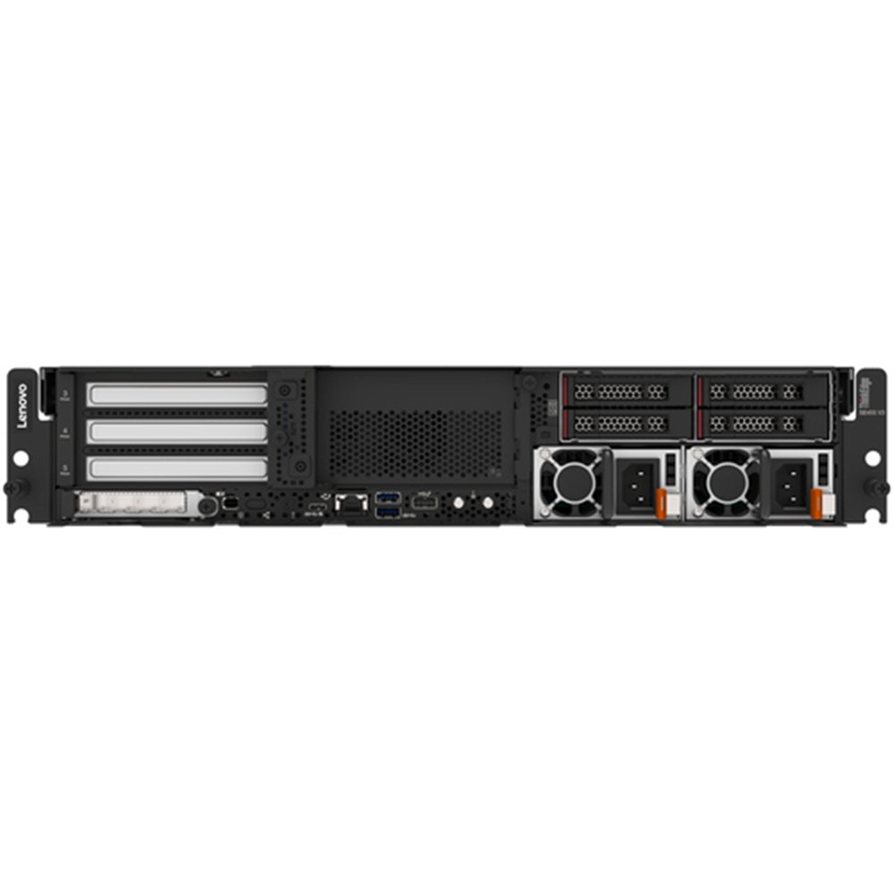 Lenovo ThinkEdge SE455 V3 serveur Rack (2 U) AMD EPYC 8124P 2,45 GHz 32 Go DDR4-SDRAM 1100 W