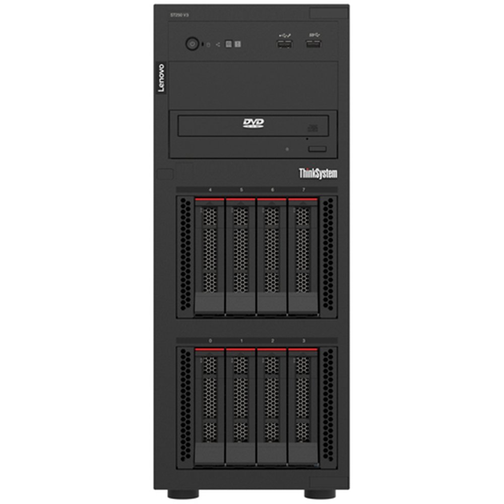 Lenovo ThinkSystem ST250 V3 serveur 1,92 To Tower Intel® Xeon® 6353P 2,7 GHz 32 Go DDR5-SDRAM 800 W