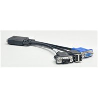 Lenovo 00Y8366 câble kvm Noir