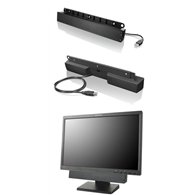 Lenovo USB Soundbar Noir 2.0 canaux 2,5 W