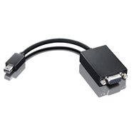 Lenovo 0A36536 câble vidéo et adaptateur VGA (D-Sub) Mini DisplayPort Noir