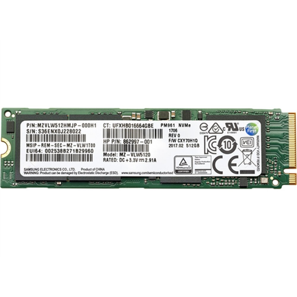 HP 2JB96AAAC3 disque SSD 512 Go 2.5" Série ATA III TLC