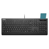 Lenovo 4Y41R64709 clavier maison/bureau USB Français, Allemand Noir