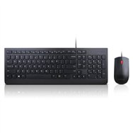 Lenovo 4X30L79883 clavier Souris incluse Universel USB QWERTY Anglais américain Noir