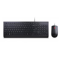 Lenovo 4X30L79891 clavier Souris incluse Universel USB QWERTZ Tchèque Noir