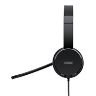 Lenovo 4XD0X88524 casque Avec fil Arceau Bureau/Centre d'appels Noir