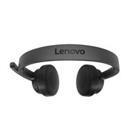 Lenovo Wireless VoIP Headset Casque Sans fil Arceau Bureau/Centre d'appels Bluetooth Noir