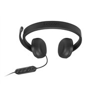 Lenovo VoIP Headset 5000 Casque Avec fil Arceau Bureau/Centre d'appels USB Type-C Noir