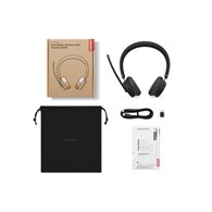 Lenovo 6550 Casque Sans fil Arceau Bureau/Centre d'appels USB Type-C Bluetooth Noir