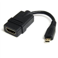Lenovo 4Z10F04125 câble vidéo et adaptateur HDMI Micro-HDMI Noir