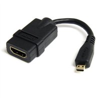 Lenovo 4Z10F04125 câble vidéo et adaptateur HDMI Micro-HDMI Noir