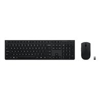 Lenovo 4X31R64346 clavier Souris incluse maison/bureau RF sans fil + Bluetooth QWERTY Français, Allemand, Suisse Gris