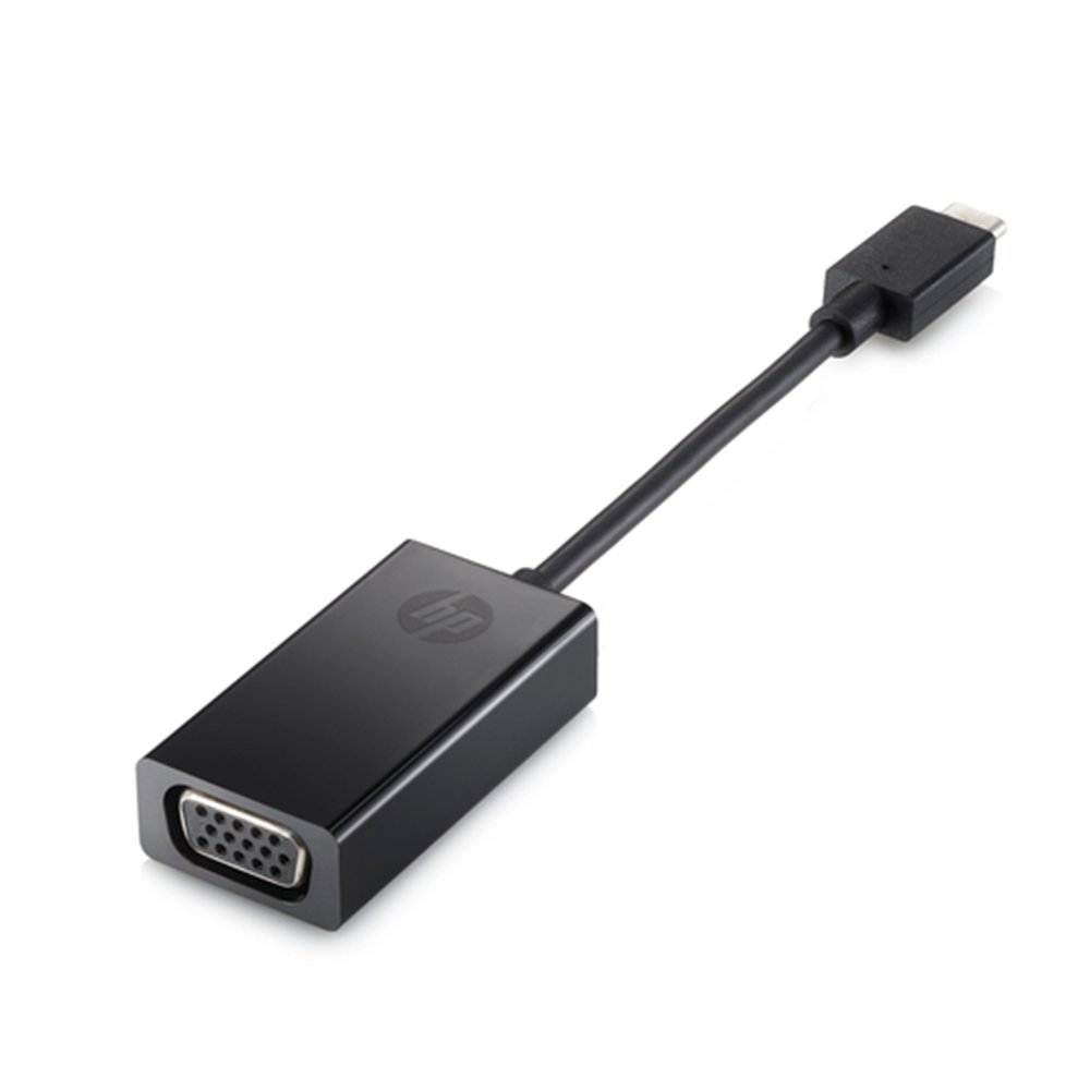 HP N9K76AA 0,076 m VGA (D-Sub) USB Type-C Noir