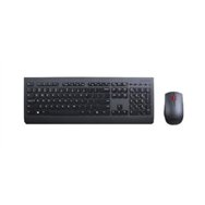 Lenovo 4X30H56799 clavier Souris incluse Bureau RF sans fil AZERTY Belge, Français Noir