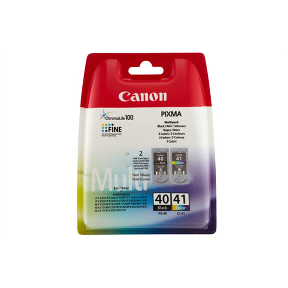 Canon 0615B043 cartouche d'encre 2 pièce(s) Original Noir, Cyan, Magenta, Jaune
