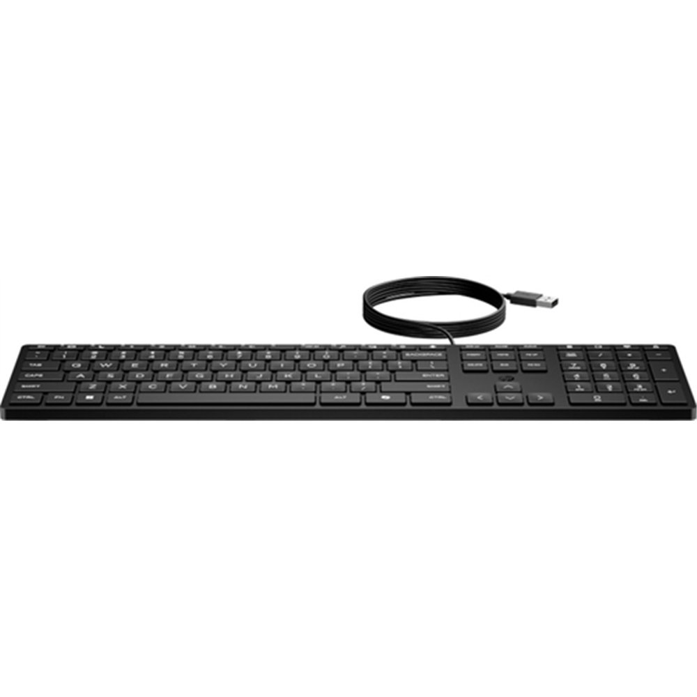 HP 320K G2 USB Wired Keyboard (Bulk Qty.12)