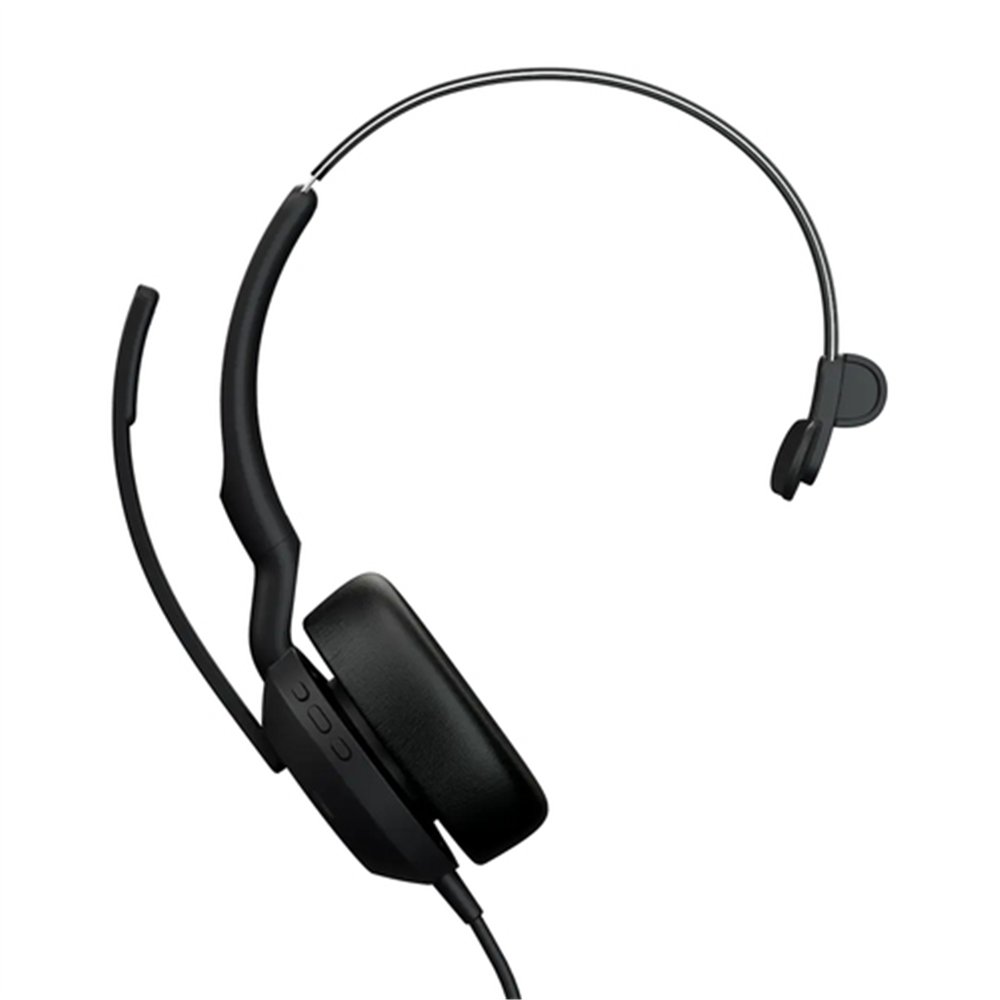 Jabra Evolve2 50 Casque Avec fil Arceau Bureau/Centre d'appels USB Type-C / USB Type-A Bluetooth Noir