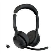 Jabra Evolve2 55 Casque Sans fil Arceau Bureau/Centre d'appels USB Type-C Bluetooth Socle de chargement