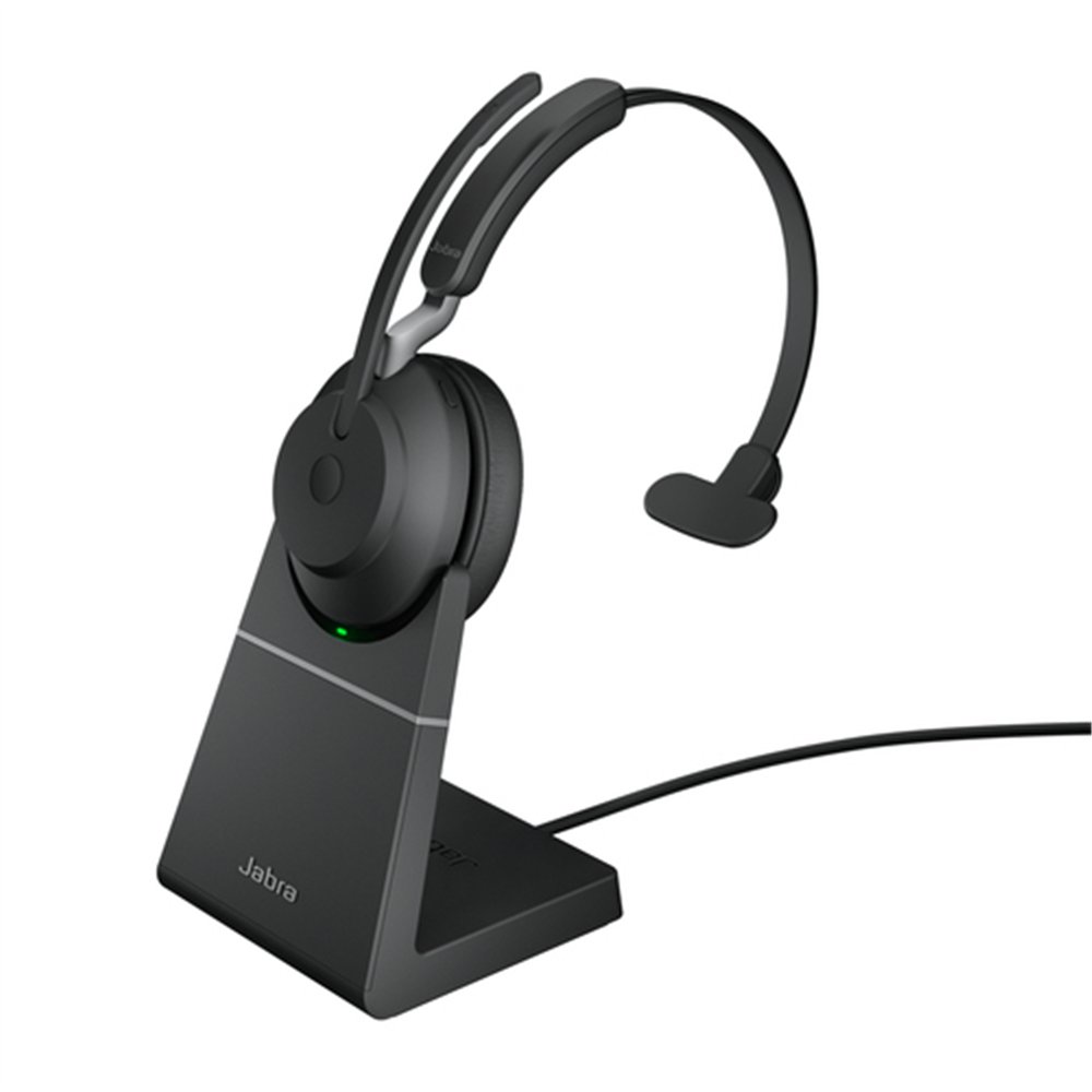 Jabra Evolve2 65 Casque Sans fil Arceau Bureau/Centre d'appels USB Type-A Bluetooth Socle de chargement