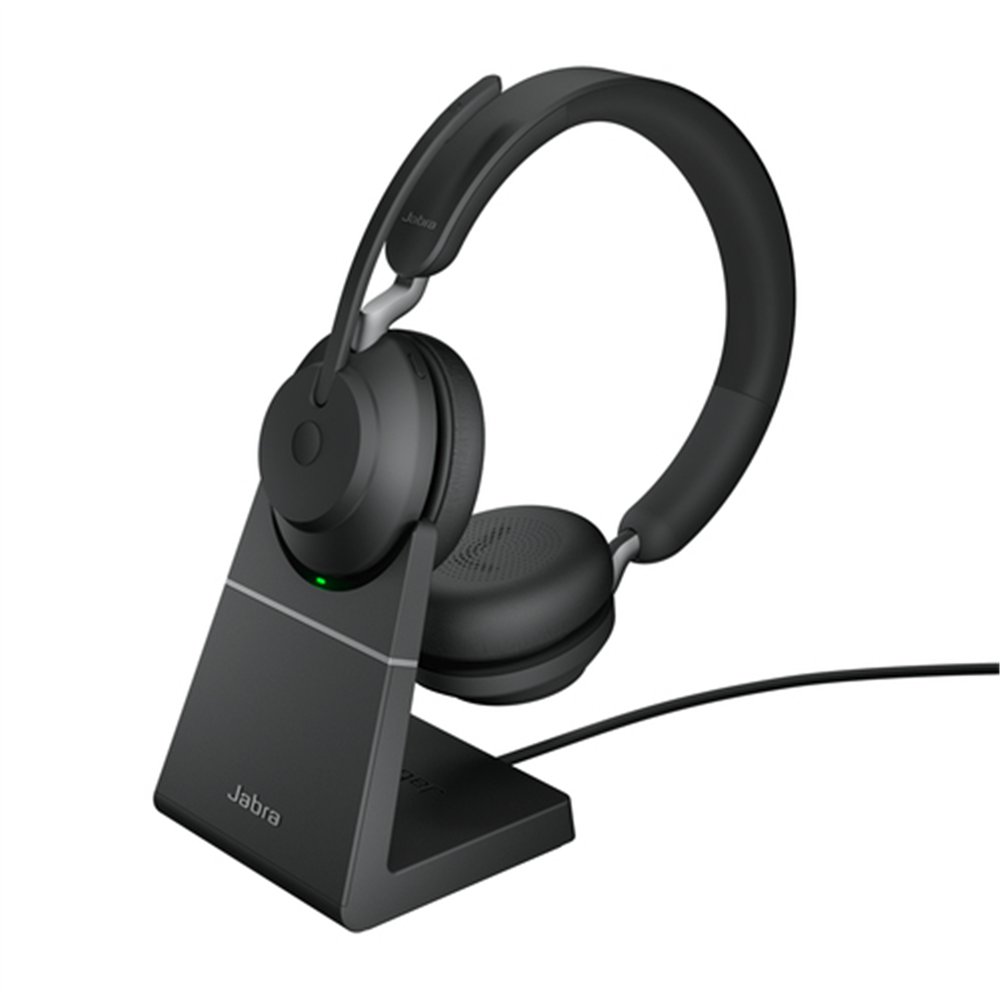 Jabra Evolve2 65 Casque Sans fil Arceau Bureau/Centre d'appels USB Type-C Bluetooth Socle de chargement