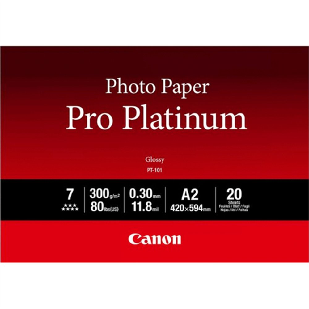Canon 2768B067 papier photos A2 Blanc Hautement brillant