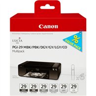 Canon 4868B018 cartouche d'encre Original Noir, Gris foncé, Gris, Gris clair, Noir mat, Photo noire