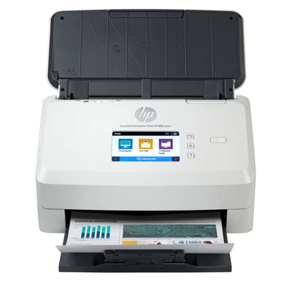 HP ScanJet Enterprise Flow N7000 snw1 Alimentation feuille à feuille de scanner 600 x 600 DPI A4 Blanc